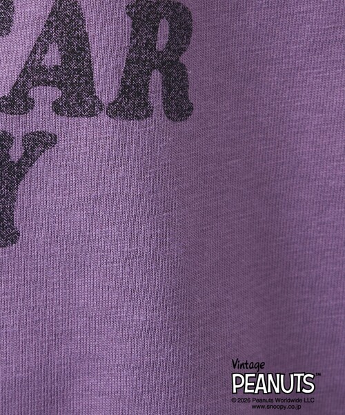 FRUIT OF THE LOOM(フルーツオブザルーム)の「【FRUIT OF THE LOOM / フルーツオブザルーム】スヌーピー ピーナッツ コラボ 半袖Tシャツ / ユニセックス(Tシャツ/カットソー・メンズ・ピンク/サックスブルー/アイボリー/パープル・L/M)」の14枚目の写真