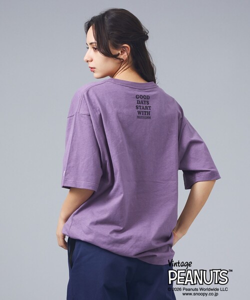 FRUIT OF THE LOOM(フルーツオブザルーム)の「【FRUIT OF THE LOOM / フルーツオブザルーム】スヌーピー ピーナッツ コラボ 半袖Tシャツ / ユニセックス(Tシャツ/カットソー・メンズ・ピンク/サックスブルー/アイボリー/パープル・L/M)」の16枚目の写真