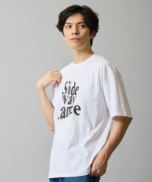 En serio TOKYO(エンソリオトーキョー)の「【SIDEWAYSTANCE】ウェーブカレッジロゴ半袖Tシャツ 70705(Tシャツ/カットソー・メンズ・ブラック/ホワイト/アッシュ・SMALL/MEDIUM/LARGE/X-LARGE)」の20枚目の写真