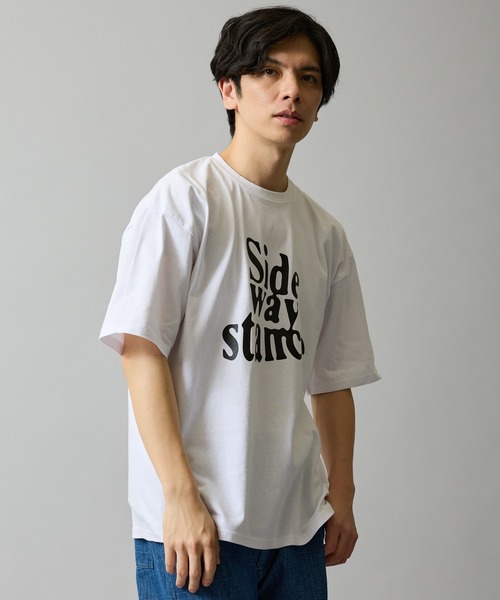 En serio TOKYO(エンソリオトーキョー)の「【SIDEWAYSTANCE】ウェーブカレッジロゴ半袖Tシャツ 70705(Tシャツ/カットソー・メンズ・ブラック/ホワイト/アッシュ・SMALL/MEDIUM/LARGE/X-LARGE)」の18枚目の写真