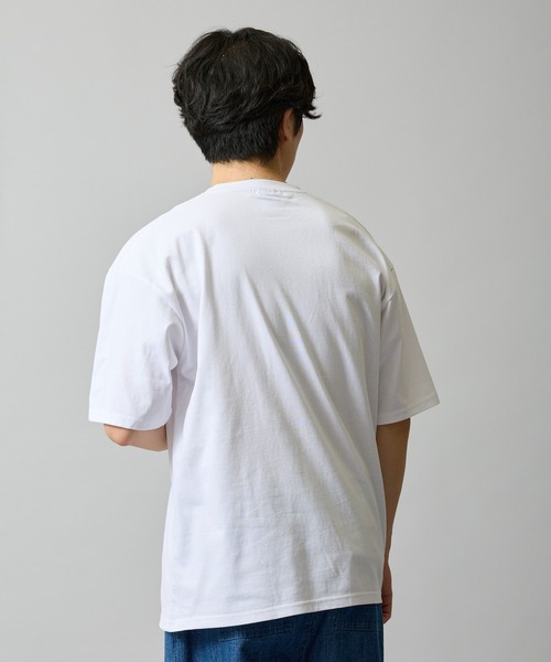 En serio TOKYO(エンソリオトーキョー)の「【SIDEWAYSTANCE】ウェーブカレッジロゴ半袖Tシャツ 70705(Tシャツ/カットソー・メンズ・ブラック/ホワイト/アッシュ・SMALL/MEDIUM/LARGE/X-LARGE)」の16枚目の写真