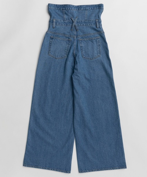 MAISON SPECIAL(メゾンスペシャル)の「2WAY High-Waist Wide Denim/2WAYハイウエストワイドデニム(デニムパンツ・レディース・ブルー/ブラック・36/38)」の16枚目の写真