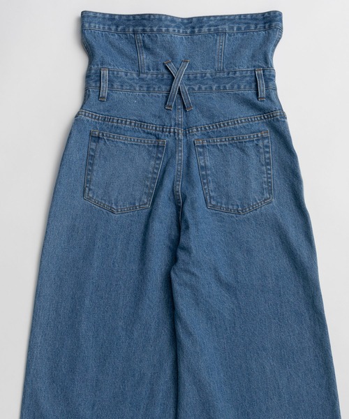 MAISON SPECIAL(メゾンスペシャル)の「2WAY High-Waist Wide Denim/2WAYハイウエストワイドデニム(デニムパンツ・レディース・ブルー/ブラック・36/38)」の17枚目の写真