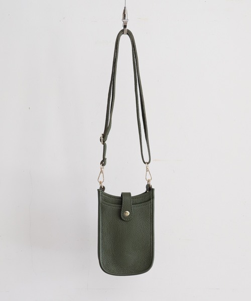 NOMBRE IMPAIR(ノンブルアンペール)の「【Antonello masi】ポケットBAG(ショルダーバッグ・レディース・シルバー/ブラック/カーキ・FREE)」の11枚目の写真