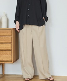 ウォッシャブルセンタープレスパンツ