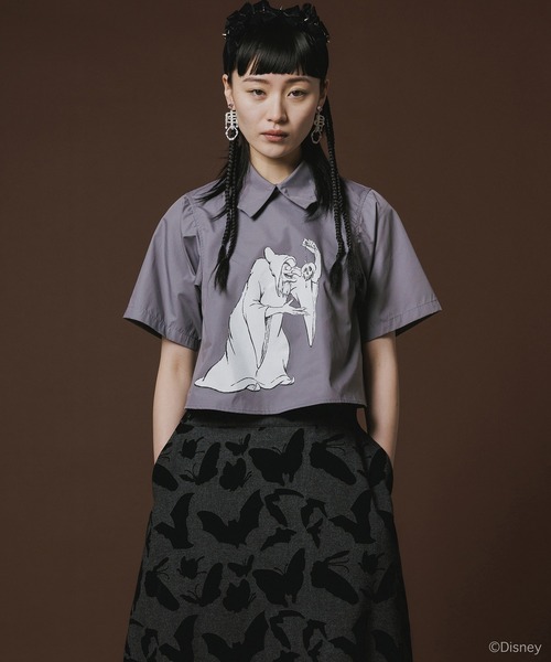 NON TOKYO(ノントーキョー)の「Disney 『Snow White』 NON TOKYO PULLOVER BATS SHIRT(シャツ/ブラウス・レディース・グレー/ブルー/ホワイト・FREE)」の2枚目の写真