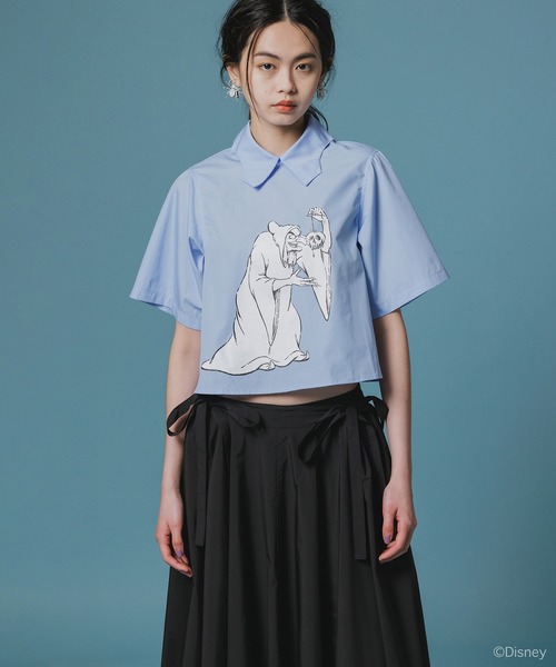 NON TOKYO(ノントーキョー)の「Disney 『Snow White』 NON TOKYO PULLOVER BATS SHIRT(シャツ/ブラウス・レディース・グレー/ブルー/ホワイト・FREE)」の3枚目の写真