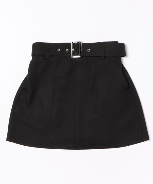 GORGE(ゴージ)の「《ベルト・ポケット》ミニスカート/ストリート×カジュアル/春夏秋/全2色(スカート・レディース・チャコール/ブラック・F)」の3枚目の写真