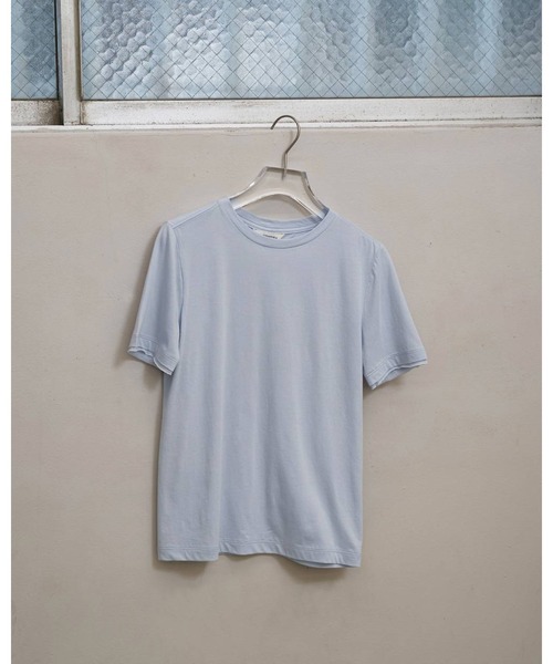 TODAYFUL(トゥデイフル)の「Highgauge Compact T-shirts 12610604(Tシャツ/カットソー・レディース・ライトブルー/チャコールグレー/ホワイト/ライトグリーン・FREE)」の4枚目の写真