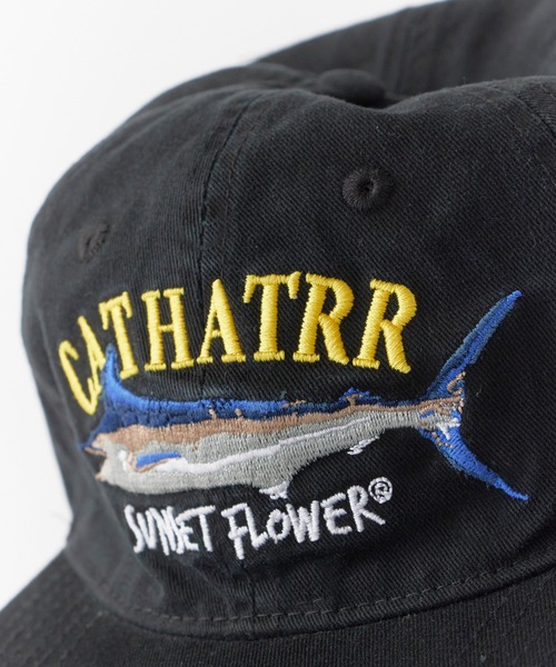 Chick(チック)の「Logo-Embroidered Flat-Brim Low-Profile Cap / ロゴ刺繍 フラットバイザー ローキャップ 2026年 夏 夏服(キャップ・レディース・ブラック/グリーン・FREE)」の5枚目の写真