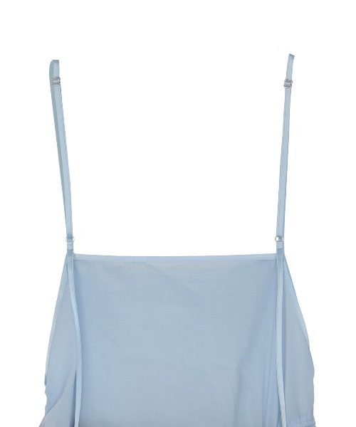 Ameri(アメリ)の「GATHER VEIL CAMI SKIRT(スカート・レディース・サックスブルー/ブラック・MEDIUM/SMALL)」の14枚目の写真