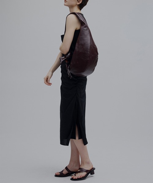 Ameri(アメリ)の「GATHER VEIL CAMI SKIRT(スカート・レディース・サックスブルー/ブラック・MEDIUM/SMALL)」の22枚目の写真