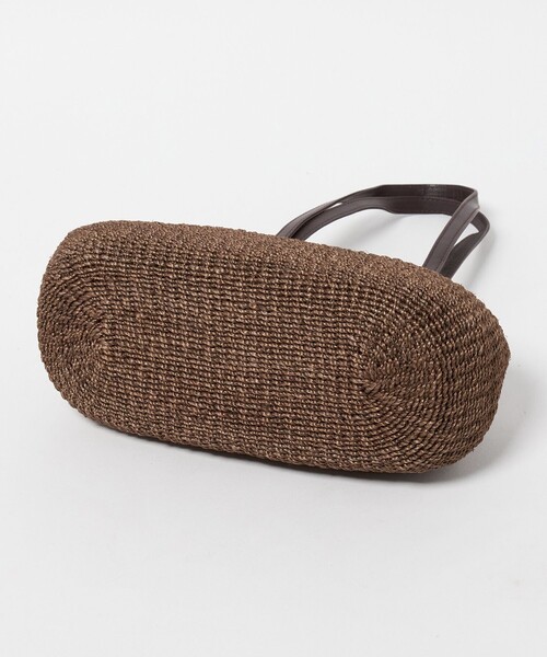 UNITED ARROWS（ユナイテッドアローズ）の「アバカ コクーン バッグ（かごバッグ・レディース・ダークブラウン/ブラック・FREE）」の7枚目の写真