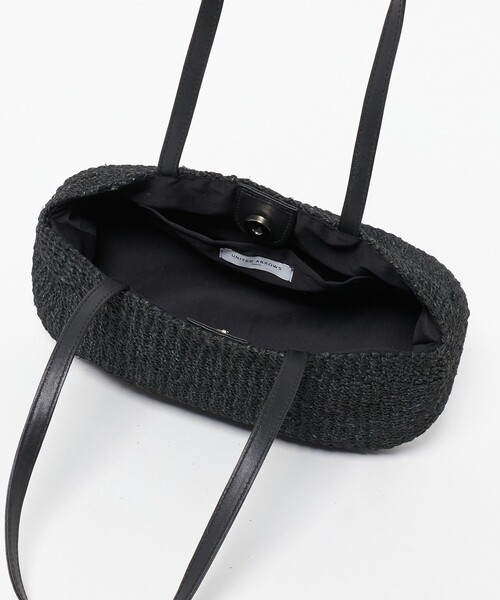 UNITED ARROWS（ユナイテッドアローズ）の「アバカ コクーン バッグ（かごバッグ・レディース・ダークブラウン/ブラック・FREE）」の14枚目の写真