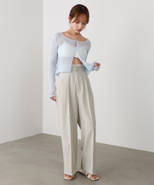 Bab(バブ)の「【サイズ展開あり】ウエストレースパンツ(その他パンツ・レディース・ライトグレー/ブラック/ライトベージュ・S/M/L)」の5枚目の写真