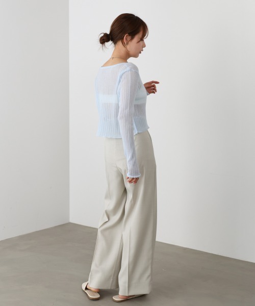 Bab(バブ)の「【サイズ展開あり】ウエストレースパンツ(その他パンツ・レディース・ライトグレー/ブラック/ライトベージュ・S/M/L)」の7枚目の写真