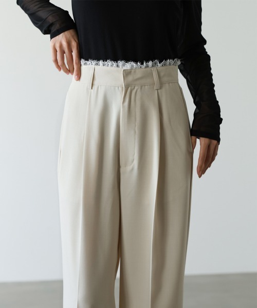 Bab(バブ)の「【サイズ展開あり】ウエストレースパンツ(その他パンツ・レディース・ライトグレー/ブラック/ライトベージュ・S/M/L)」の16枚目の写真