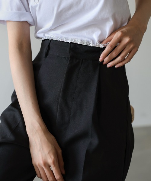 Bab(バブ)の「【サイズ展開あり】ウエストレースパンツ(その他パンツ・レディース・ライトグレー/ブラック/ライトベージュ・S/M/L)」の18枚目の写真