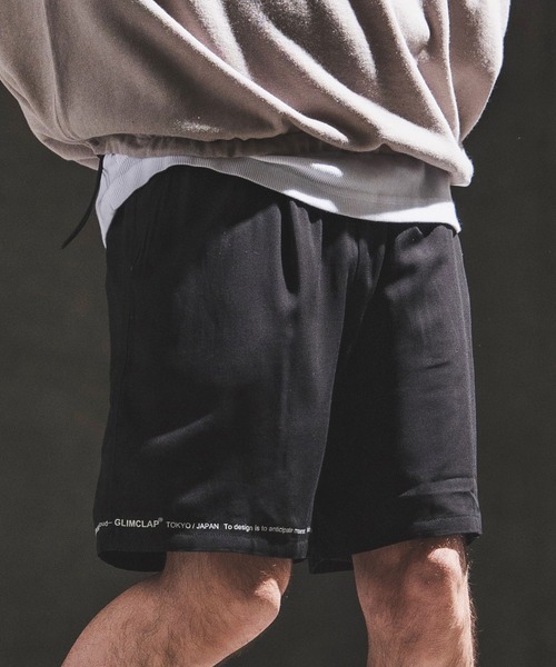 GLIMCLAP（グリムクラップ）の「mp14931- Graphic Print Open Collar Shorts ショートパンツ(202-047-gls-cg)（その他パンツ・メンズ・ブラック・S/M/L）」の10枚目の写真