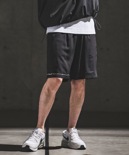 GLIMCLAP（グリムクラップ）の「mp14931- Graphic Print Open Collar Shorts ショートパンツ(202-047-gls-cg)（その他パンツ・メンズ・ブラック・S/M/L）」の11枚目の写真