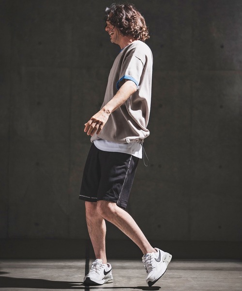 GLIMCLAP（グリムクラップ）の「mp14931- Graphic Print Open Collar Shorts ショートパンツ(202-047-gls-cg)（その他パンツ・メンズ・ブラック・S/M/L）」の18枚目の写真
