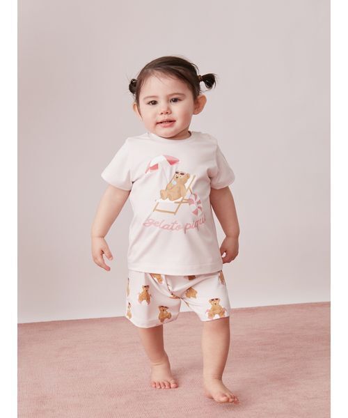 BABY】【接触冷感】サマーベア柄ショートパンツ（その他ベビーウェア