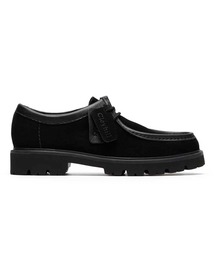 Clarks ブラック モカシン デッキシューズ Clarks（クラークス） デッキシューズ モカシン WallabeeEVOBt