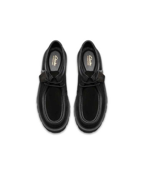 Clarks(クラークス)の「クラークス メンズ Cleyhill Seam セイヒルシーム(モカシン/デッキシューズ・メンズ・ブラック/サンドベージュ・85/80/75/70/65/90/60)」の4枚目の写真