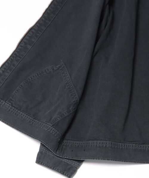 Lee(リー)の「Lee/リー SUPERSIZED ビッグシルエットジップアップデニムジャケット/DUNGAREES セットアップ対応(デニムジャケット・メンズ・チャコール/ブラウン・SMALL/MEDIUM/LARGE)」の3枚目の写真