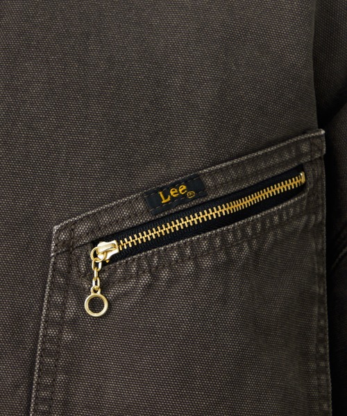 Lee(リー)の「Lee/リー SUPERSIZED ビッグシルエットジップアップデニムジャケット/DUNGAREES セットアップ対応(デニムジャケット・メンズ・チャコール/ブラウン・SMALL/MEDIUM/LARGE)」の17枚目の写真
