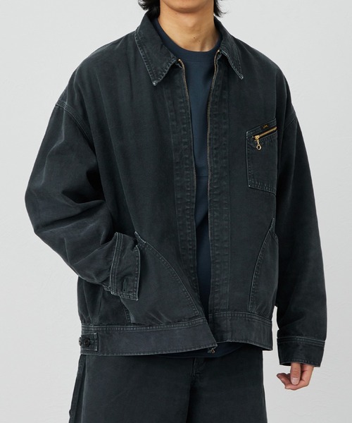 Lee(リー)の「Lee/リー SUPERSIZED ビッグシルエットジップアップデニムジャケット/DUNGAREES セットアップ対応(デニムジャケット・メンズ・チャコール/ブラウン・SMALL/MEDIUM/LARGE)」の21枚目の写真