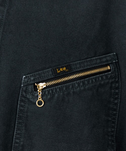 Lee(リー)の「Lee/リー SUPERSIZED ビッグシルエットジップアップデニムジャケット/DUNGAREES セットアップ対応(デニムジャケット・メンズ・チャコール/ブラウン・SMALL/MEDIUM/LARGE)」の6枚目の写真