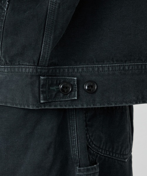Lee(リー)の「Lee/リー SUPERSIZED ビッグシルエットジップアップデニムジャケット/DUNGAREES セットアップ対応(デニムジャケット・メンズ・チャコール/ブラウン・SMALL/MEDIUM/LARGE)」の8枚目の写真