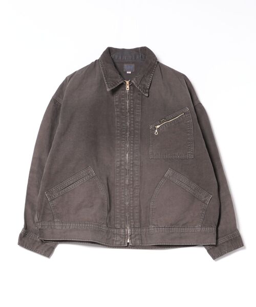 Lee(リー)の「Lee/リー SUPERSIZED ビッグシルエットジップアップデニムジャケット/DUNGAREES セットアップ対応(デニムジャケット・メンズ・チャコール/ブラウン・SMALL/MEDIUM/LARGE)」の9枚目の写真