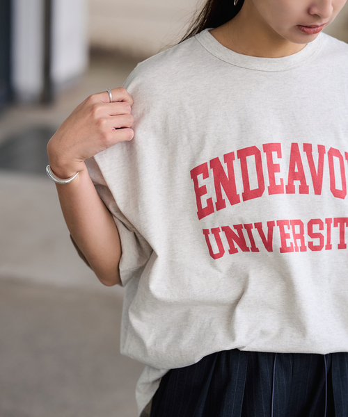 FRAMeWORK(フレームワーク)の「≪WEB限定 / 追加≫オーバーTEE 2(Tシャツ/カットソー・レディース・グリーン/ホワイト/ライトグレー/チャコールグレー・FREE)」の21枚目の写真