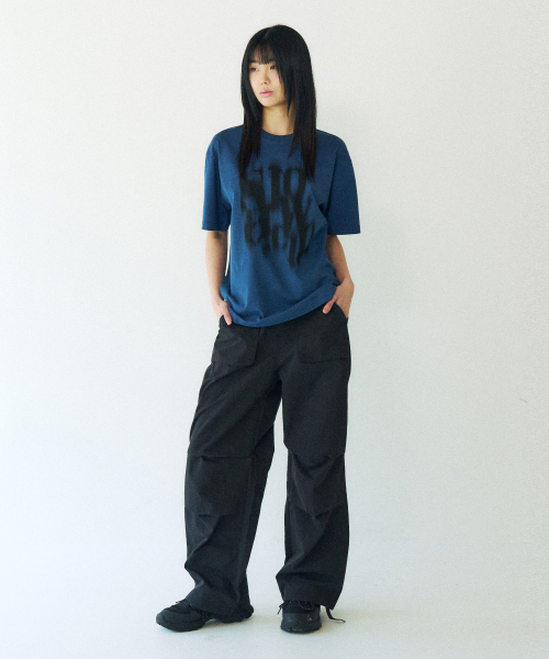 SLOWACID（スローアシッド）の「ブラーリーロゴ半袖Tシャツ[ディープブルー]（Tシャツ/カットソー・レディース・その他・X-LARGE/SMALL/LARGE/MEDIUM）」の15枚目の写真