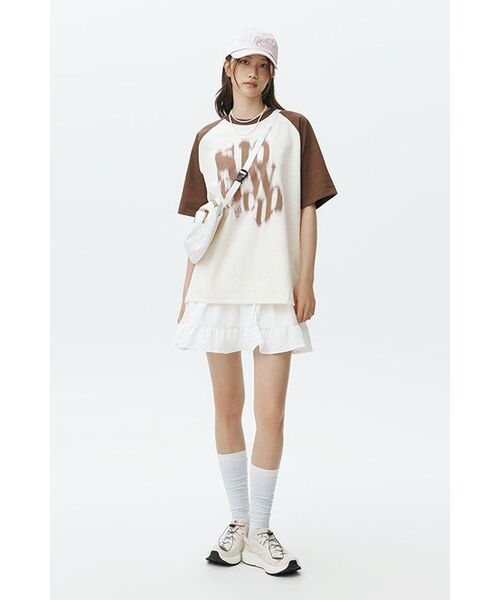 SLOWACID（スローアシッド）の「ブラーリーロゴ半袖Tシャツ[ディープブルー]（Tシャツ/カットソー・レディース・その他・X-LARGE/SMALL/LARGE/MEDIUM）」の10枚目の写真