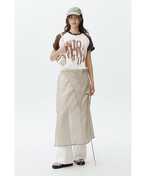 SLOWACID（スローアシッド）の「ブラーリーロゴ半袖Tシャツ[ディープブルー]（Tシャツ/カットソー・レディース・その他・X-LARGE/SMALL/LARGE/MEDIUM）」の7枚目の写真