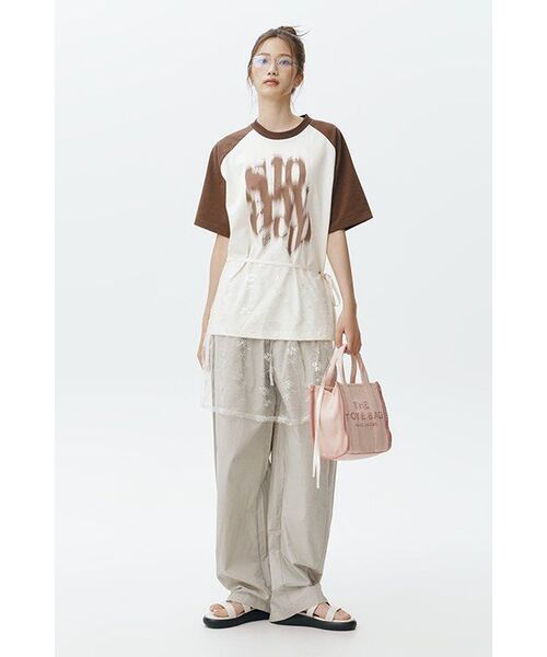 SLOWACID（スローアシッド）の「ブラーリーロゴ半袖Tシャツ[ディープブルー]（Tシャツ/カットソー・レディース・その他・X-LARGE/SMALL/LARGE/MEDIUM）」の3枚目の写真