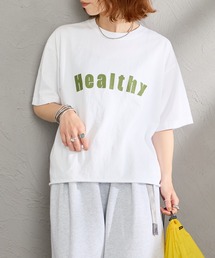 [FUNG/ファング] HEALTHY カットオフ プリントＴシャツ