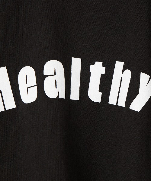 FUNG（ファング）の「[FUNG/ファング] HEALTHY カットオフ プリントＴシャツ（Tシャツ/カットソー・レディース・ブラック/ホワイト・M）」の21枚目の写真