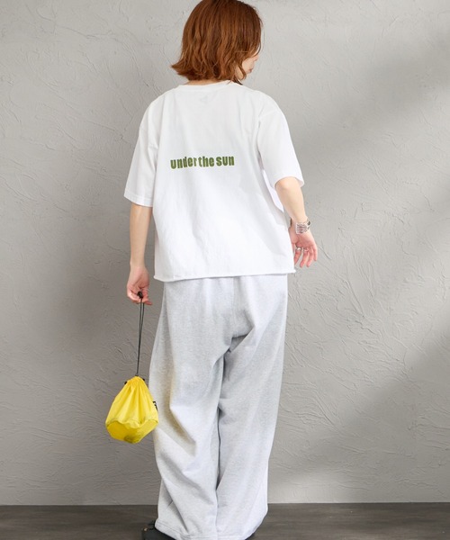 FUNG（ファング）の「[FUNG/ファング] HEALTHY カットオフ プリントＴシャツ（Tシャツ/カットソー・レディース・ブラック/ホワイト・M）」の4枚目の写真
