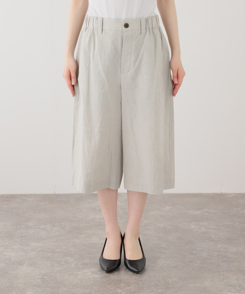 SAYAKADAVIS(サヤカディヴィス)の「SAYAKA DAVIS WIDE CAPRIS WPT16-HCT:ハーフパンツ(その他パンツ・レディース・ベージュ・SMALL)」の12枚目の写真