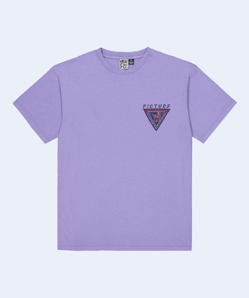 PICTURE ORGANIC CLOTHING(ピクチャーオーガニッククロージング)の「【PICTURE/ピクチャー】CHILANKO TEE ヴィンテージライク ウォッシュ加工 オーガニックコットン100% Tシャツ(Tシャツ/カットソー・メンズ・ベージュ系その他/ブラック/パープル系その他・LARGE/MEDIUM)」の1枚目の写真