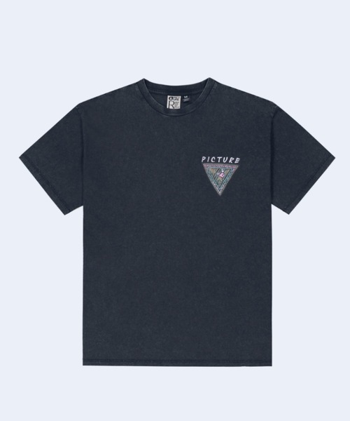 PICTURE ORGANIC CLOTHING(ピクチャーオーガニッククロージング)の「【PICTURE/ピクチャー】CHILANKO TEE ヴィンテージライク ウォッシュ加工 オーガニックコットン100% Tシャツ(Tシャツ/カットソー・メンズ・ベージュ系その他/ブラック/パープル系その他・LARGE/MEDIUM)」の2枚目の写真