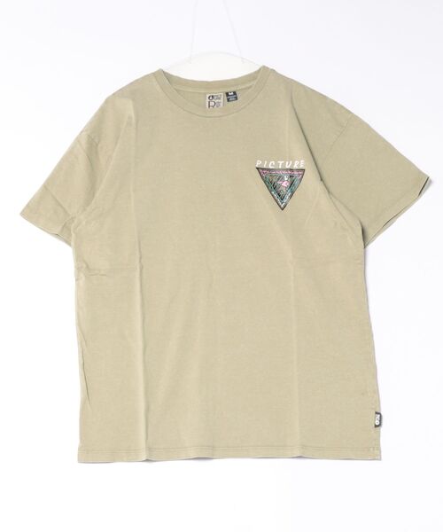 PICTURE ORGANIC CLOTHING(ピクチャーオーガニッククロージング)の「【PICTURE/ピクチャー】CHILANKO TEE ヴィンテージライク ウォッシュ加工 オーガニックコットン100% Tシャツ(Tシャツ/カットソー・メンズ・ベージュ系その他/ブラック/パープル系その他・LARGE/MEDIUM)」の4枚目の写真