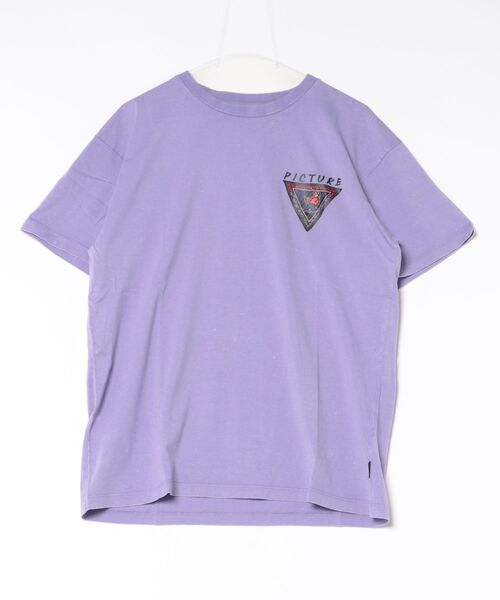 PICTURE ORGANIC CLOTHING(ピクチャーオーガニッククロージング)の「【PICTURE/ピクチャー】CHILANKO TEE ヴィンテージライク ウォッシュ加工 オーガニックコットン100% Tシャツ(Tシャツ/カットソー・メンズ・ベージュ系その他/ブラック/パープル系その他・LARGE/MEDIUM)」の9枚目の写真