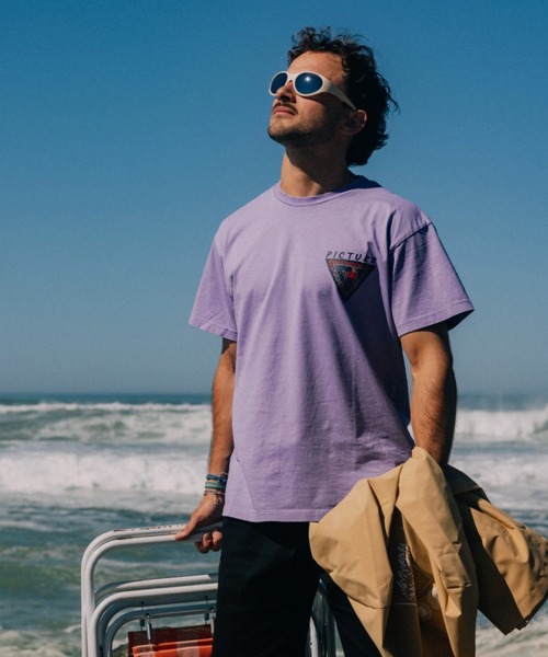 PICTURE ORGANIC CLOTHING(ピクチャーオーガニッククロージング)の「【PICTURE/ピクチャー】CHILANKO TEE ヴィンテージライク ウォッシュ加工 オーガニックコットン100% Tシャツ(Tシャツ/カットソー・メンズ・ベージュ系その他/ブラック/パープル系その他・LARGE/MEDIUM)」の11枚目の写真