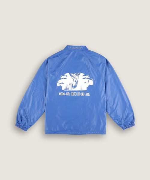 VANS(バンズ)の「ED DAVIS コーチジャケット / ED DAVIS COACH JACKET True Blu VN000VSZ7WM1(ブルゾン・メンズ・ブルー・LARGE/MEDIUM/SMALL/X-LARGE)」の3枚目の写真