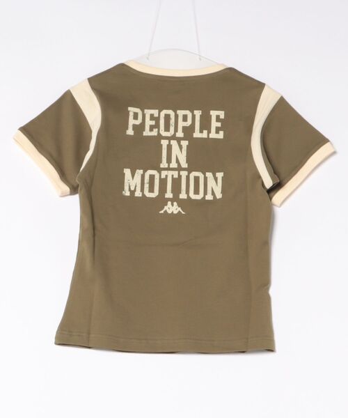 Kappa(カッパ)の「メッセージ半袖Tシャツ(Tシャツ/カットソー・レディース・ブラック/カーキ・LARGE/MEDIUM/SMALL)」の16枚目の写真